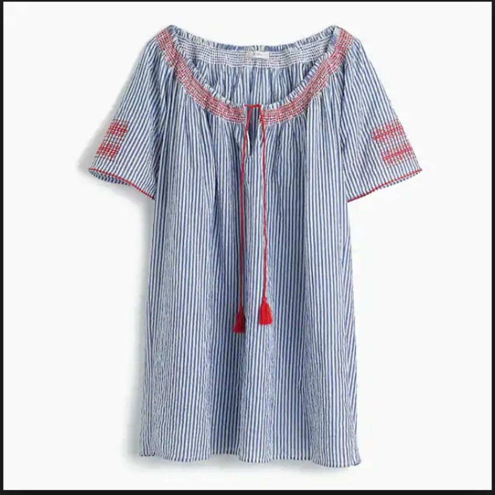 J Crew off the shoulder tunic/dress